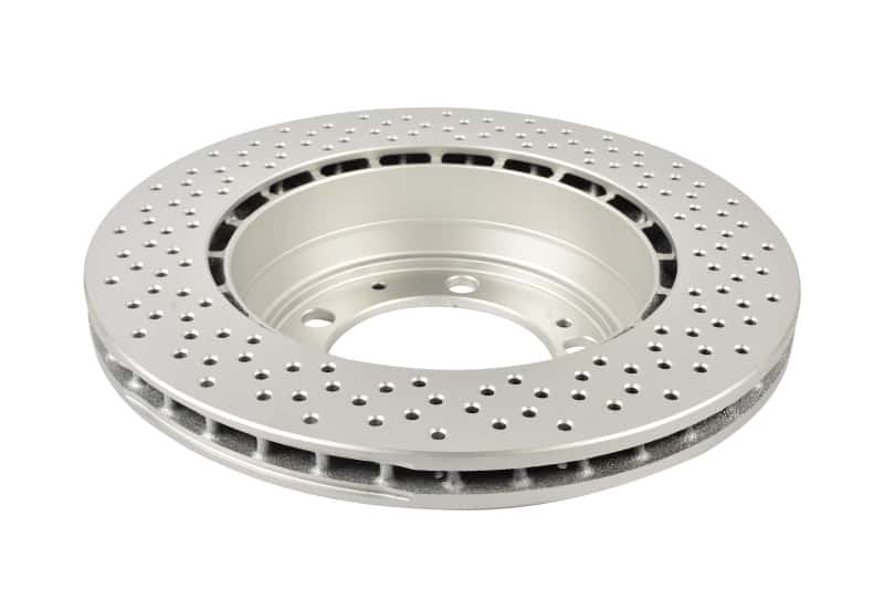 DBA — DBA 94-95 Porsche 911 Carrera 4 Rear En-Shield OE Drilled Rotor
Brake Rotor - view 2