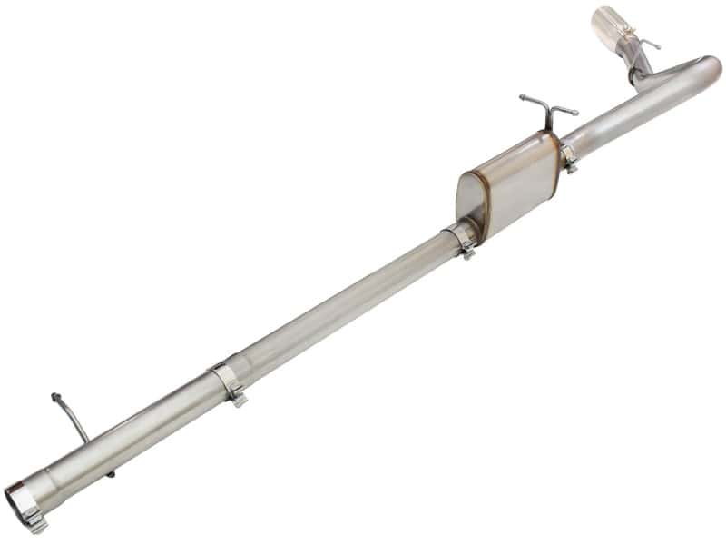 aFe — aFe MACHForce XP Exhaust 3in-3.5in SS Single Side Ext CB w/ Polish Tip 99-04 Ford F-250 V8 5.4L/6.8L
Cat-Back Exhaust - view 3