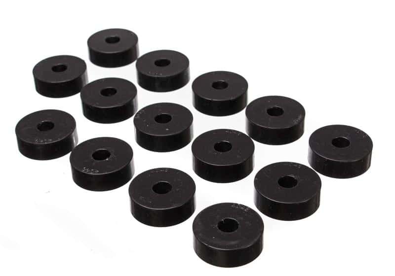 Energy Suspension — Energy Suspension 55-73 Jeep CJ5/CJ7/CJ8 Scrambler Black Body (Cab) Mount Set
BodyMntBshKt - view 3