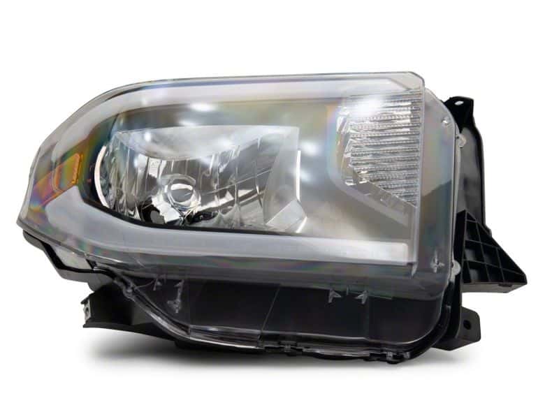 Raxiom — Raxiom 14-21 Toyota Tundra Axial Series Headlights w/ LED Bar- Blk Housing (Clear Lens)
Headlights - view 3