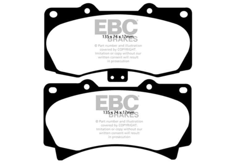 EBC — EBC 05-07 Hummer H3 3.5 Yellowstuff Front Brake Pads
Disc Brake Pad - view 1