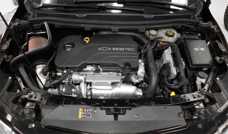 K&N Engineering — K&N 17-18 Chevy Cruze 1.4L Turbo Silver Typhoon Short Ram Intake
Performance Air Inta
Air Intake System - view 4