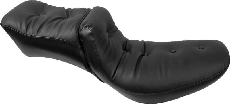 Mustang Motorcycle — Mustang 58-84 Harley FX/FL Duke Extra Wide 1PC Seat Regal - Black - view 2
