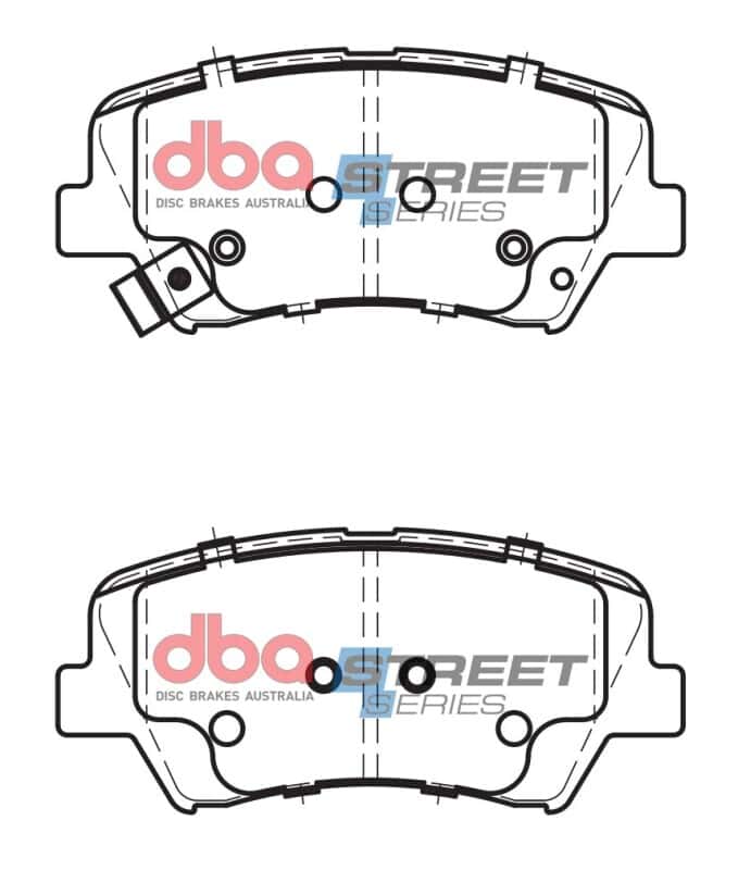 DBA — DBA 17-20 Hyundai Elantra (w/280mm Front Rotor) Front Street Series Brake Pads
Brake Pad - view 2