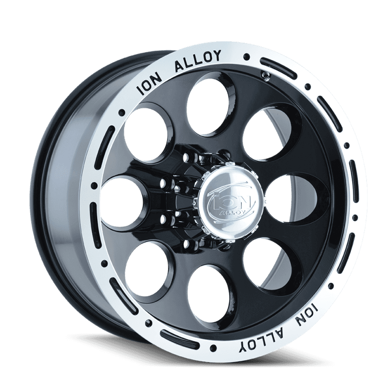 ION Wheels — ION Type 174 17x9 / 6x139.7 BP / 0mm Offset / 106mm Hub Black/Machined Wheel
ION 174 - view 1