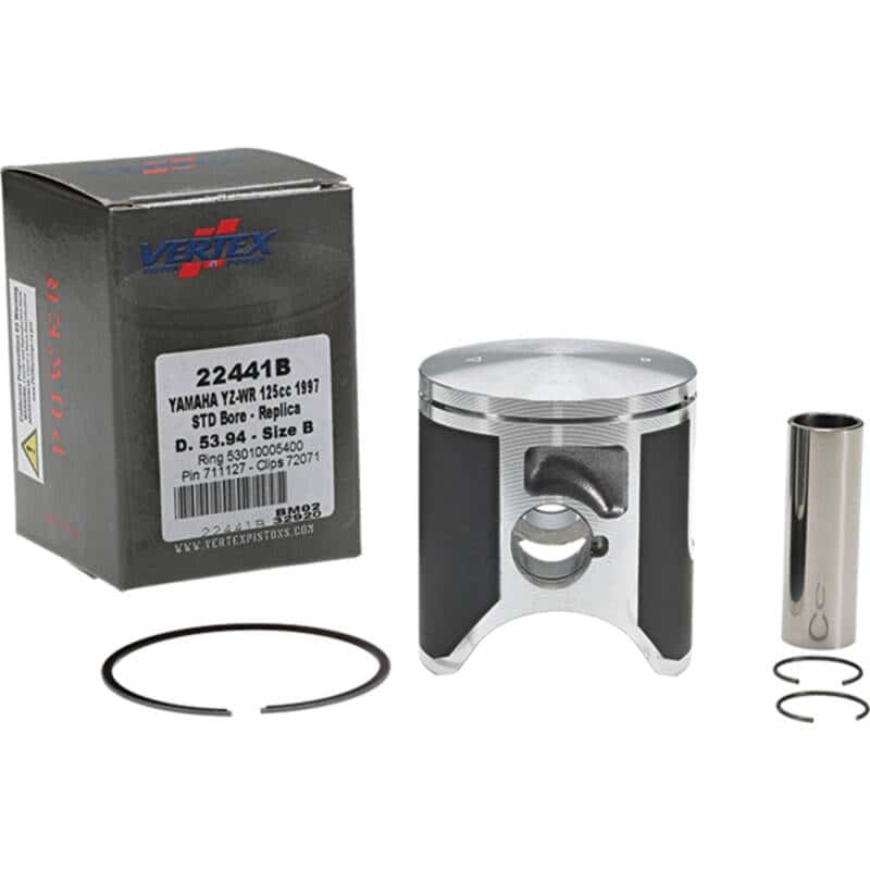 Vertex Pistons — Vertex Piston 1997 Yamaha YZ 125 125cc Cast Replica Piston Kit - view 2