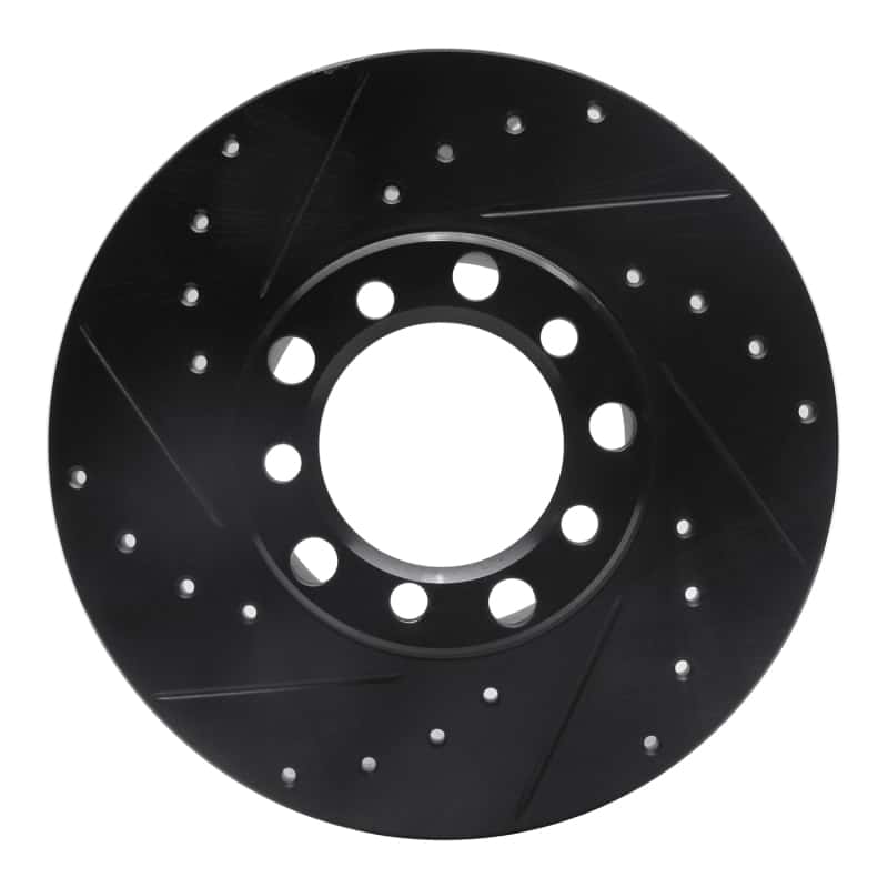 R1 Concepts — R1 73-85 Mercedes-Benz 230 Front Left Drilled & Slotted Black Brake Rotor
R1 Brake Rotor Drill - view 1
