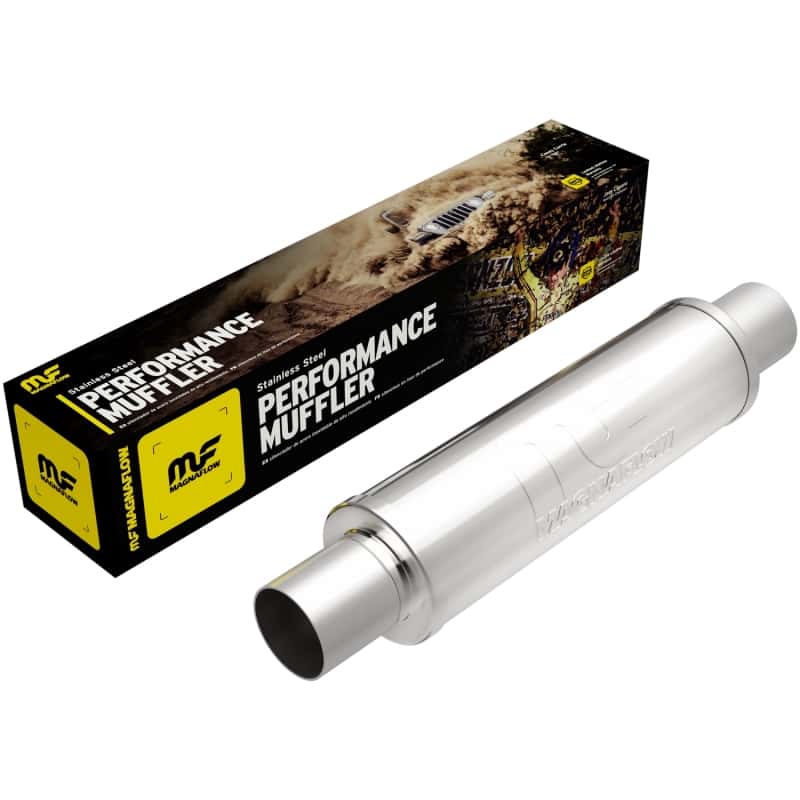 Magnaflow — MagnaFlow Muffler Mag SS 14X4X4 2.5X2.5
Straight Through - view 2