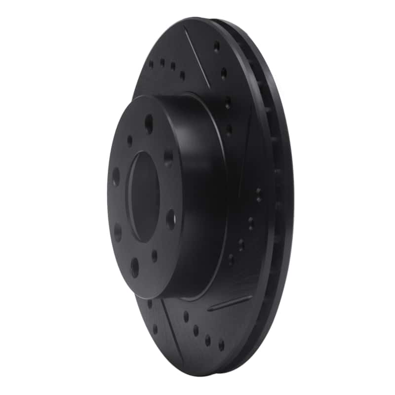 R1 Concepts — R1 84-90 Honda Accord Sedan Front Right Drilled & Slotted Black Brake Rotor
R1 Brake Rotor Drill - view 2