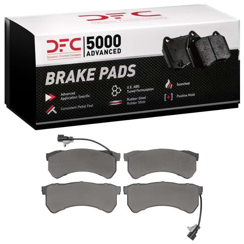 DFC — DFC 16-24 Freightliner MT35 Rear/Front 5000 Advanced Semi Metallic Brake Pads - view 1