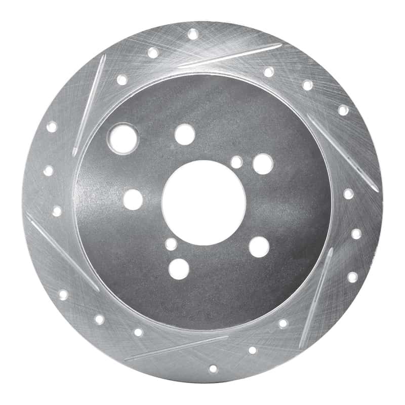 R1 Concepts — R1 12-23 Subaru Crosstrek Rear Left Drilled & Slotted Silver Brake Rotor
R1 Brake Rotor Drill - view 1