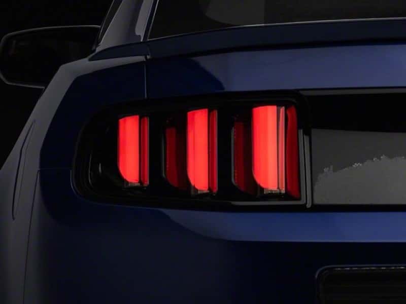 Raxiom — Raxiom 13-14 Ford Mustang Vector V2 Tail Lights- Black Housing (Clear Lens)
Lights - view 2