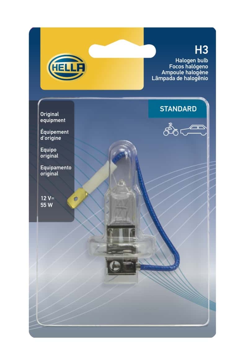 Hella — Hella Bulb H3 12V 55W Pk22S T325 Sb
H3SB Halogen Bulb - view 7