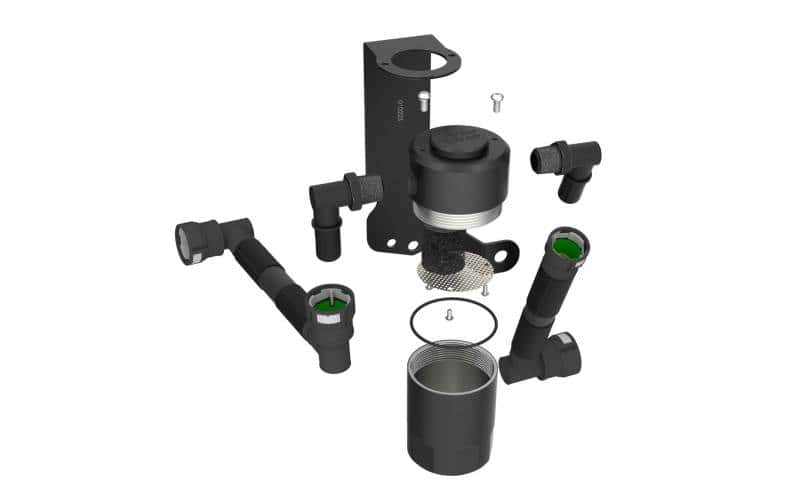 K&N Engineering — K&N 15-23 Dodge Challenger 6.2L V8 / 15-23 Dodge Charger 6.2L V8 Oil Catch Can - view 8