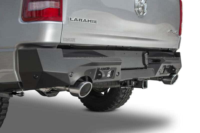 Addictive Desert Designs — Addictive Desert Designs 2019 Ram 1500 Hammer Stealth Fighter Rear Bumper w/ 6 Sensor Cutouts
Bumper- Rear
Bumpers - view 11