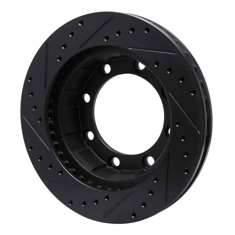 R1 Concepts — R1 77-79 Ford F-250 4WD (Excl Super Duty) Front Right Drilled & Slotted Black Brake Rotor
R1 Brake Rotor Drill - view 4