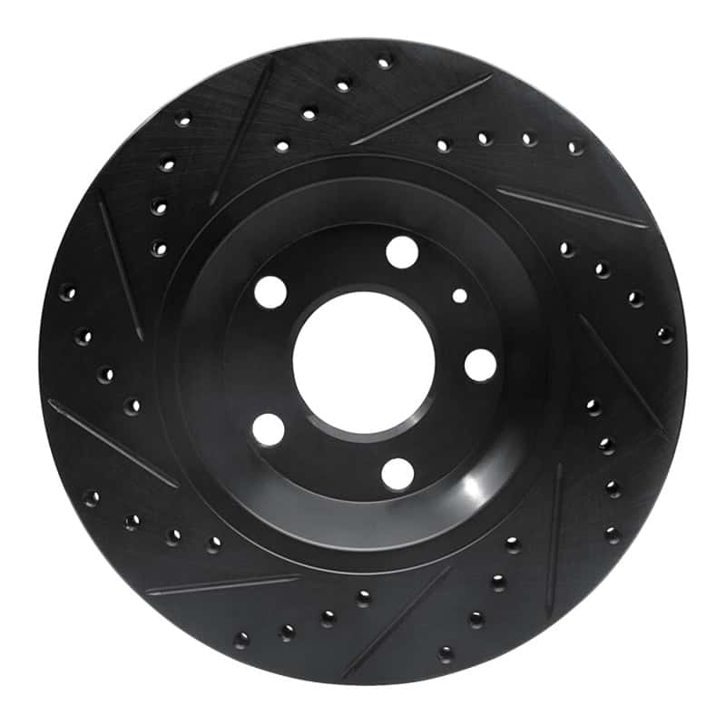 R1 Concepts — R1 04-09 Audi S4 Rear Right Drilled & Slotted Black Brake Rotor
R1 Brake Rotor Drill - view 5