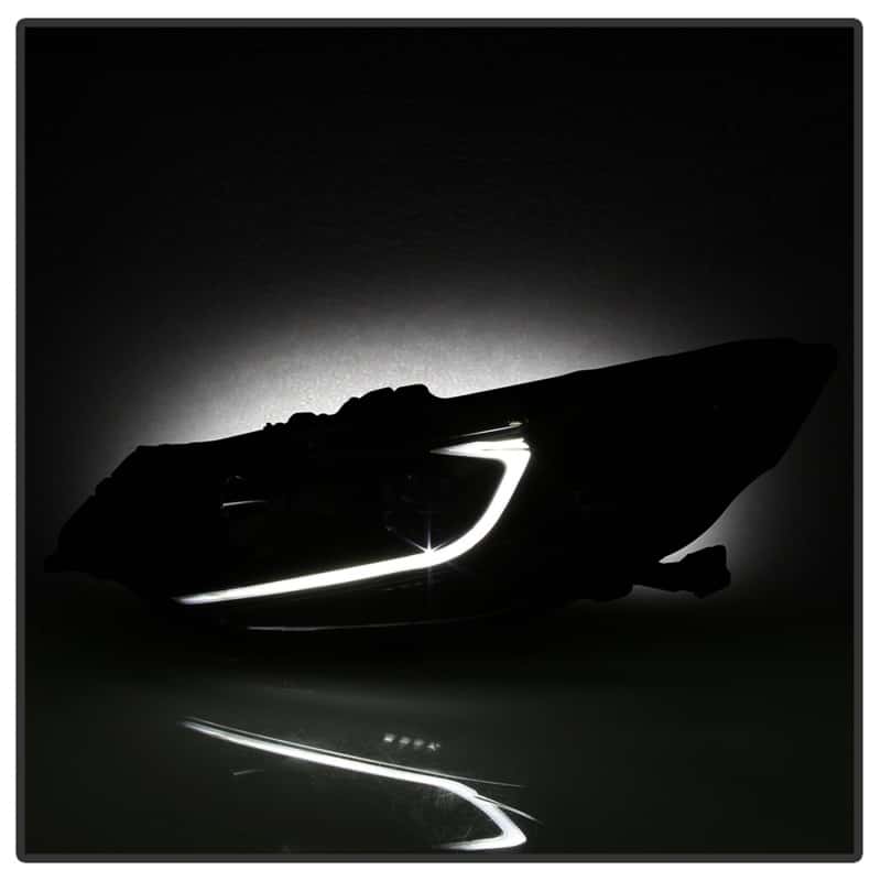 SPYDER — xTune 09-14 Acura TSX Projector Headlights - Light Bar DRL - Black (PRO-JH-ATSX09-LB-BK)
Head Light Set - view 7