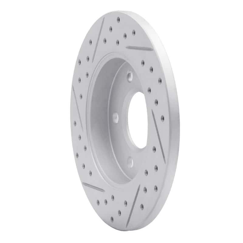R1 Concepts — R1 04-16 Buick Lacrosse Rear Right Drilled & Slotted Geo-Carbon Rotor - view 4
