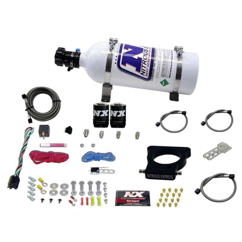 Nitrous Express — Nitrous Express GM LS 78mm 3-Bolt Nitrous Plate Kit (50-350HP) w/5lb Bottle
Injection System Kit
N2OSys - view 3