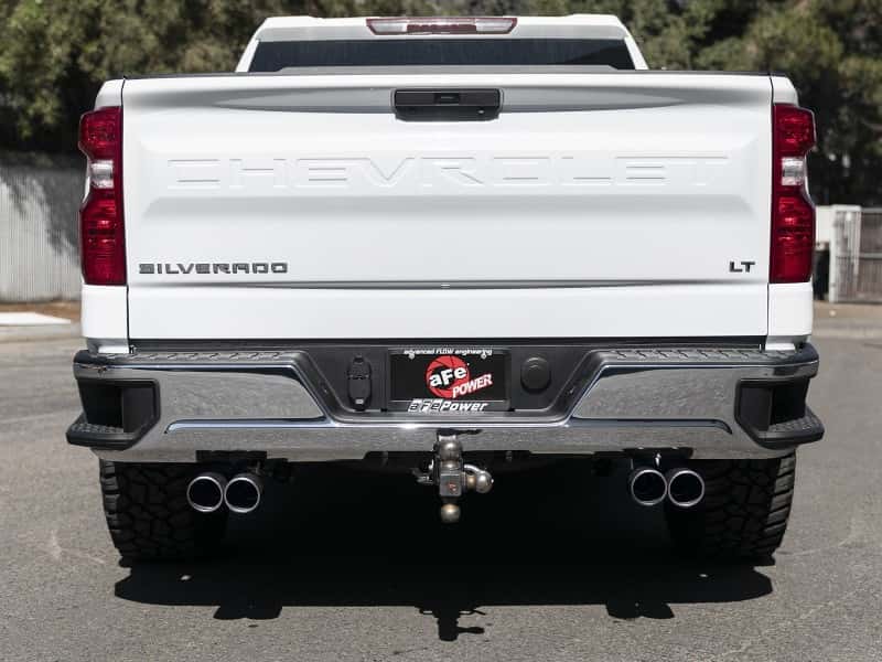 aFe — aFe Gemini XV 3in 304 SS Cat-Back Exhaust w/ Cutout 19-21 GM Silverado/Sierra 1500 V8- w/ Black Tips
Cat-Back Exhaust - view 10