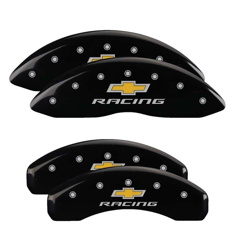 MGP — MGP 4 Caliper Covers Engraved Front & Rear Chevy racing Black finish silver ch
Caliper Covers - view 1