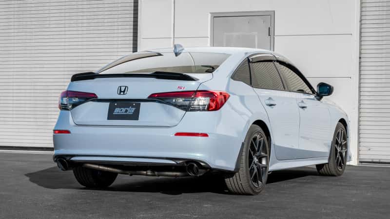 Borla — Borla 2023 Integra/22-23 Civic Si 1.5L 4 CYL. MT FWD 4DR 2.50in S-Type Catback Exhaust Black Chrome
Cat-Back System - view 4