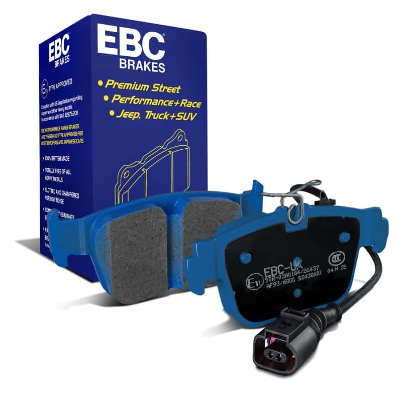 EBC — EBC 2022+ Volkswagen GTI/Golf R 2.0T (MK8) Bluestuff Rear Brake Pads
Disc Brake Pad - view 2