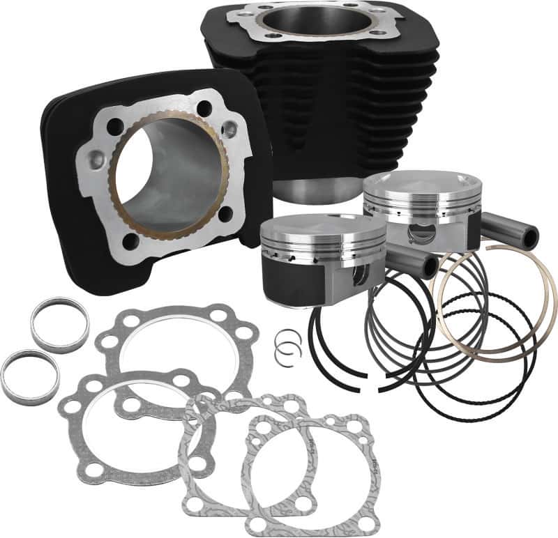 S&S Cycle — S&S Cycle 86-21 Sportster Models 1250cc Conversion Kit - Wrinkle Black - view 2