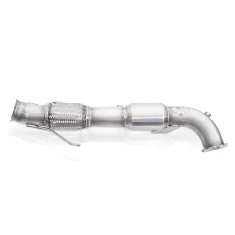 Stainless Works — Stainless Works 2016-18 Ford Focus RS 3in High-Flow Cats Downpipe Factory Connection
Exhaust System - view 10
