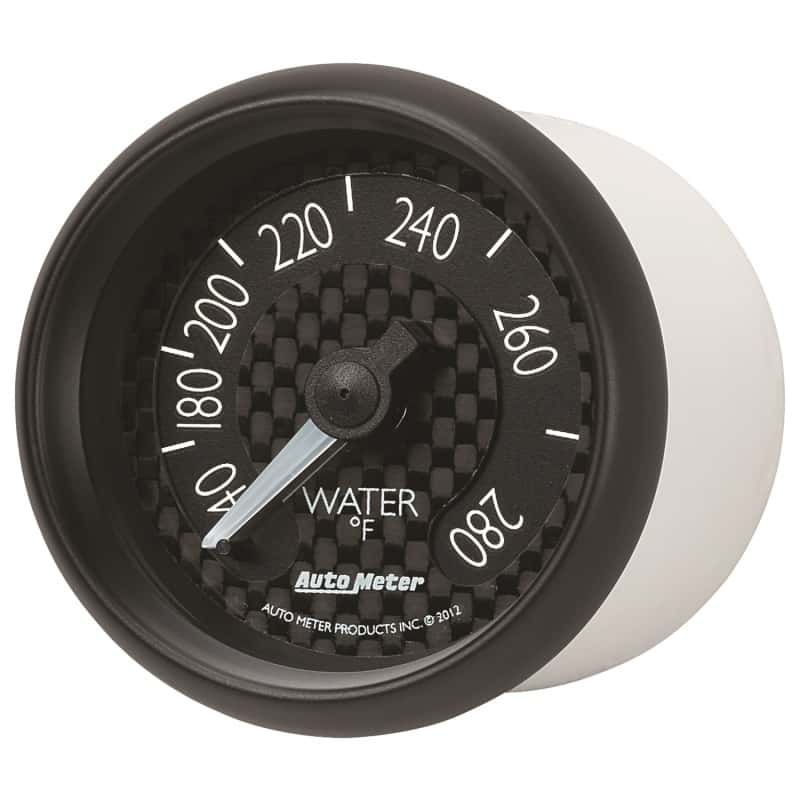 AutoMeter — Autometer GT Series 52mm Mechanical 140-280 Deg F Water Temperature Gauge
2-1/16" WATER TEMP, - view 8