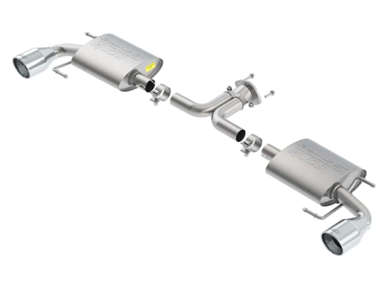 Borla — Borla 14-16 Mazda 3 2.0/2.5L AT/MT FWD S-Type Cat-Back Exhaust Single Split Rear Exit
Axle-Back System - view 1