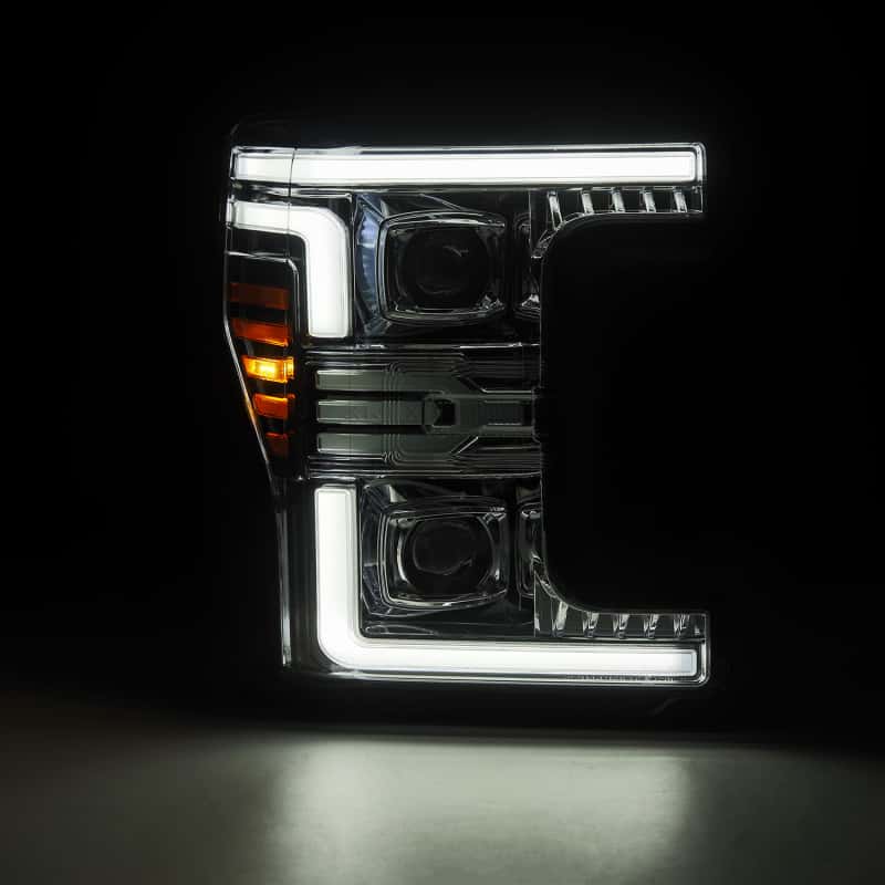 AlphaRex — AlphaRex 17-19 Ford F-250/350/450/550 Super Duty LUXX-Series LED Proj Headlights Chrome w/SS & SBDRL
Projector Headlights - view 3