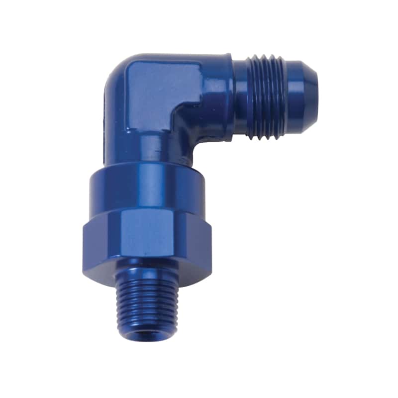 Russell — Russell Performance -8 AN 90 Degree Male to Male 3/8in Swivel NPT Fitting
Adapter Fitting - view 2