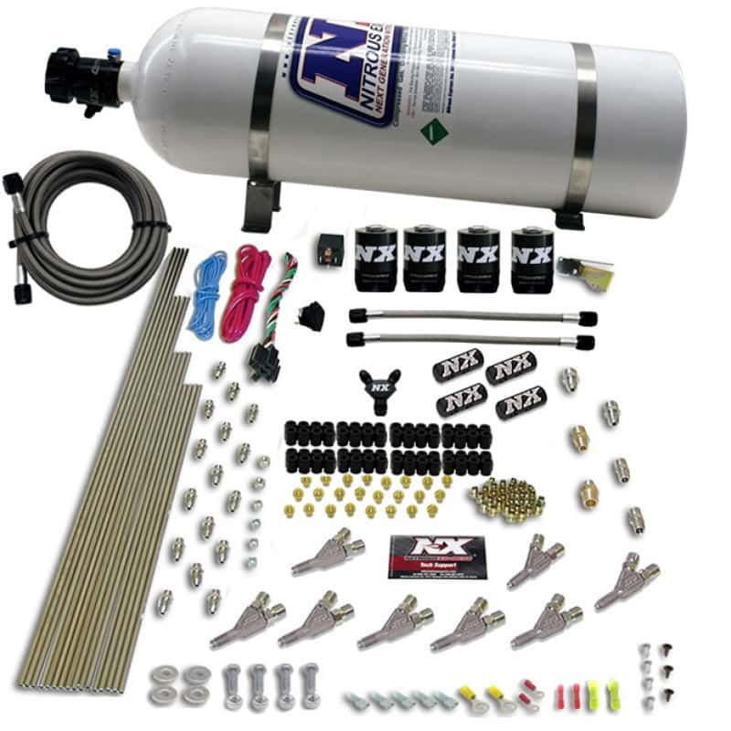 Nitrous Express — Nitrous Express STD Nozzle Nitrous Kit w/12lb Composite Bottle
Injection System Kit
N2OSys - view 3