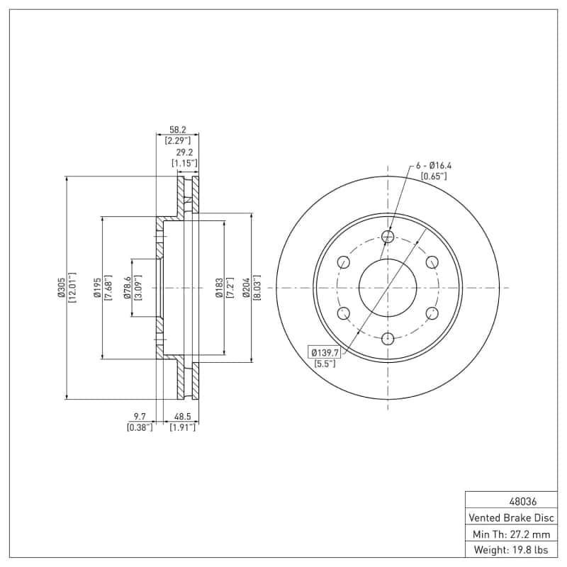 DFC — DFC 99-08 Cadillac Escalade ESV Front GeoSPEC Coated Rotor
DFC Brake Rotor - view 6