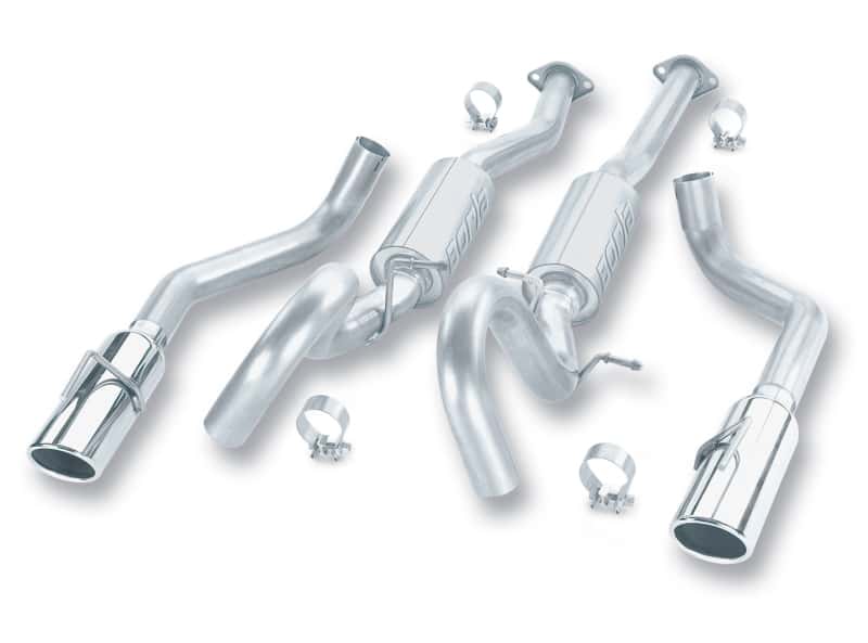Borla — Borla 99-04 Ford Mustang 4.6L V8 Catback Exhaust
Cat-Back System
ExhstSysKt - view 1