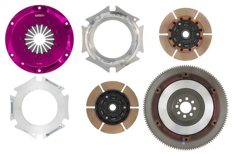 Exedy — Exedy 2003-2007 Infiniti G35 V6 Hyper Twin Cerametallic Clutch Sprung Center Disc Push Type Cover
Hyper Multi Series
Clutch Kit - view 3
