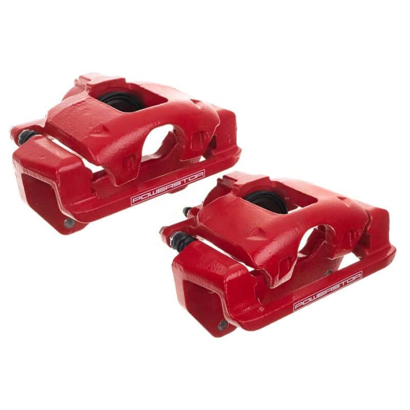 PowerStop — Power Stop 07-18 Jeep Wrangler JK Front Red Caliper Pair w/Bracket
Caliper Set - view 6