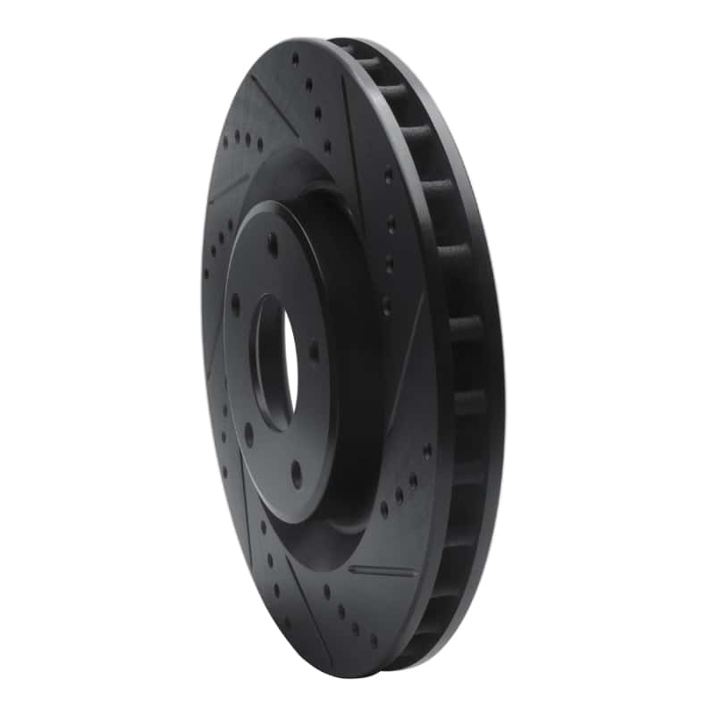 R1 Concepts — R1 05-13 Cadillac XLR Front Right Drilled & Slotted Black Brake Rotor
R1 Brake Rotor Drill - view 2