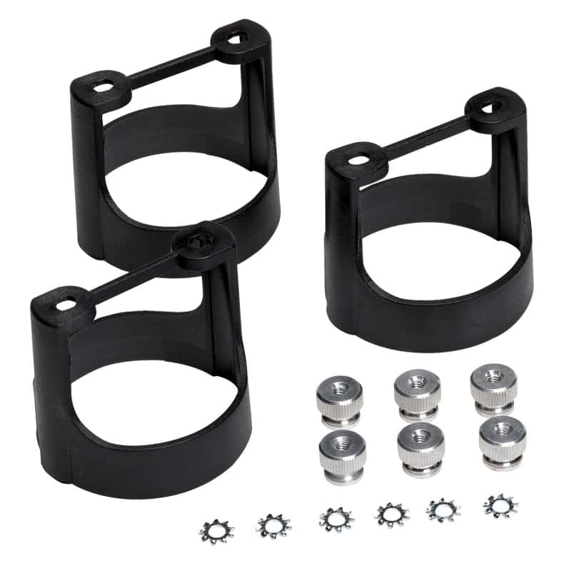 AutoMeter — AutoMeter Gauge Bracket Kit 2-5/8in. Black Composite Qty 3
Ga Brkt 2 5/8" BLK 3 - view 1