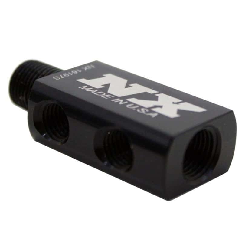Nitrous Express — Nitrous Express Compact Distribution Block w/Gauge Port
Distribution Block
AdptFitting - view 1