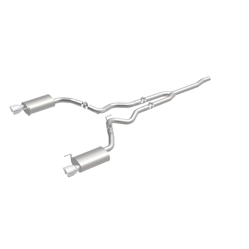 Magnaflow — MagnaFlow Cat Back, SS, 2.5in, Street, Dual Split Polished 4.5in Tips 2015 Ford Mustang Ecoboost
Cat-Back - view 26