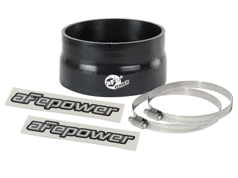 aFe — aFe Magnum FORCE CAI Univ. Silicone Coupling Kit (4in to 3.8in ID / 2in L) Reducer Coupler - Black
Intake Coupling Kit - view 1