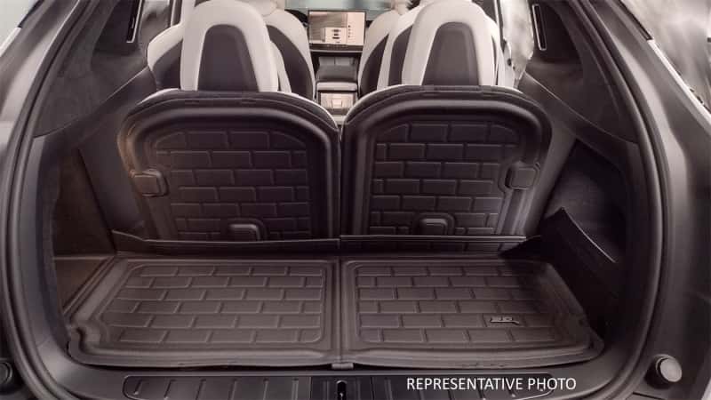 3D MAXpider — 3D MAXpider 22-23 Rivian R1S Kagu Black 3Rd Row Seat Back Protector
Seat Cover - view 3