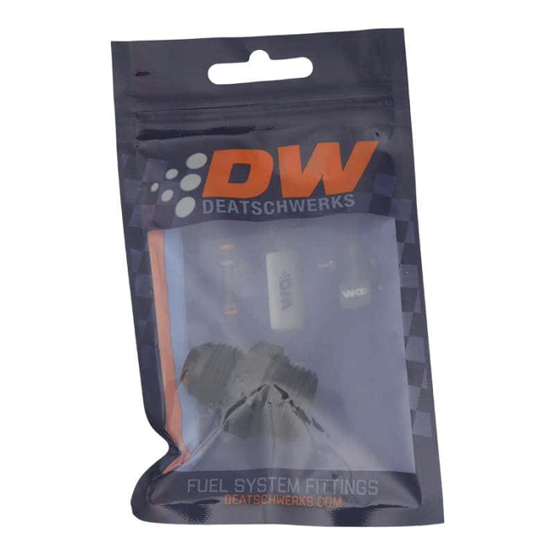 DeatschWerks — DeatschWerks 10AN ORB Male to 8AN Male Flare Adapter (Incl O-Ring) - Anodized Matte Black
Lines & Fittings - view 2