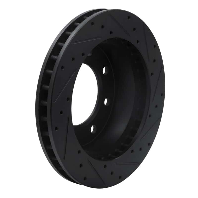 R1 Concepts — R1 99-20 Cadillac DeVille Front Left Drilled & Slotted Black Brake Rotor
R1 Brake Rotor Drill - view 4