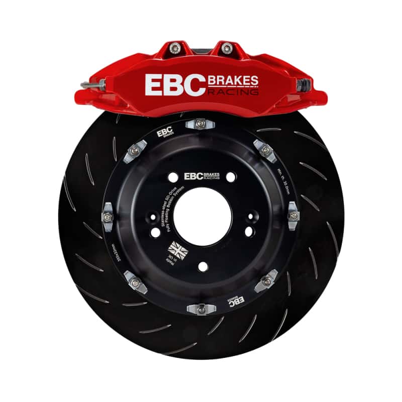 EBC — EBC Racing 07-13 BMW M3 (E90/E92/E82) Red Apollo-6 Calipers 380mm Rotors Front Big Brake Kit - view 1