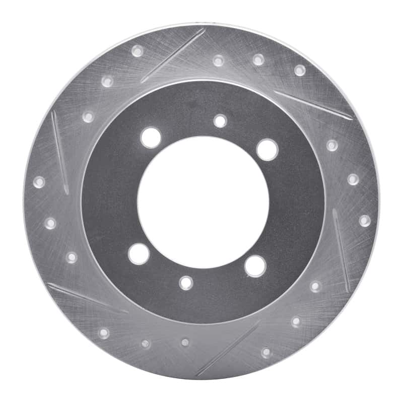 R1 Concepts — R1 94-98 Hyundai SONATA Rear Left Drilled & Slotted Silver Brake Rotor
R1 Brake Rotor Drill - view 1