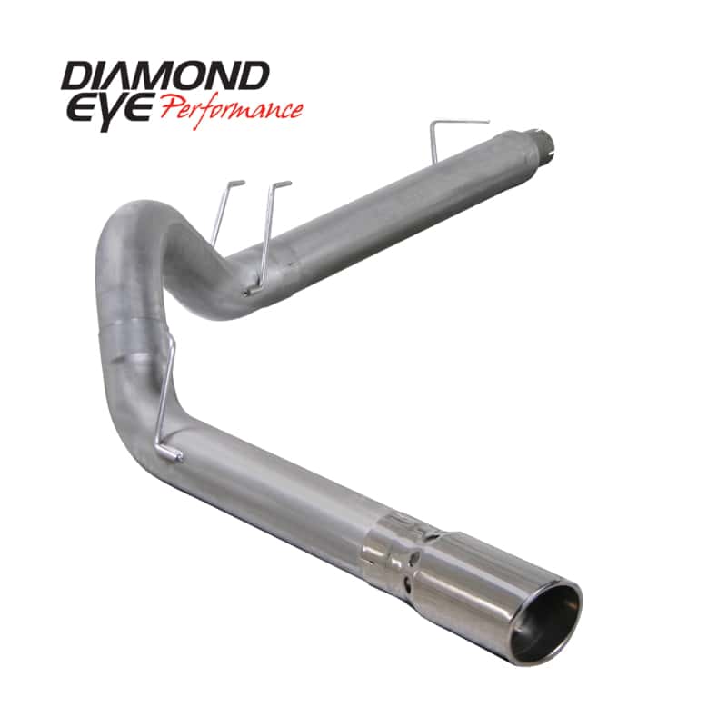 Diamond Eye Performance — Diamond Eye KIT 5in DPF-BACK SGL AL 08 6 4L F250-F350 PCKGD BX46X14X14OD EL-PL 44inX13 5inX13 5inID
KIT; 5in.; DPF-BACK; - view 1
